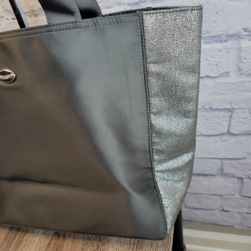 Coach Black and Glitter Tote Bag